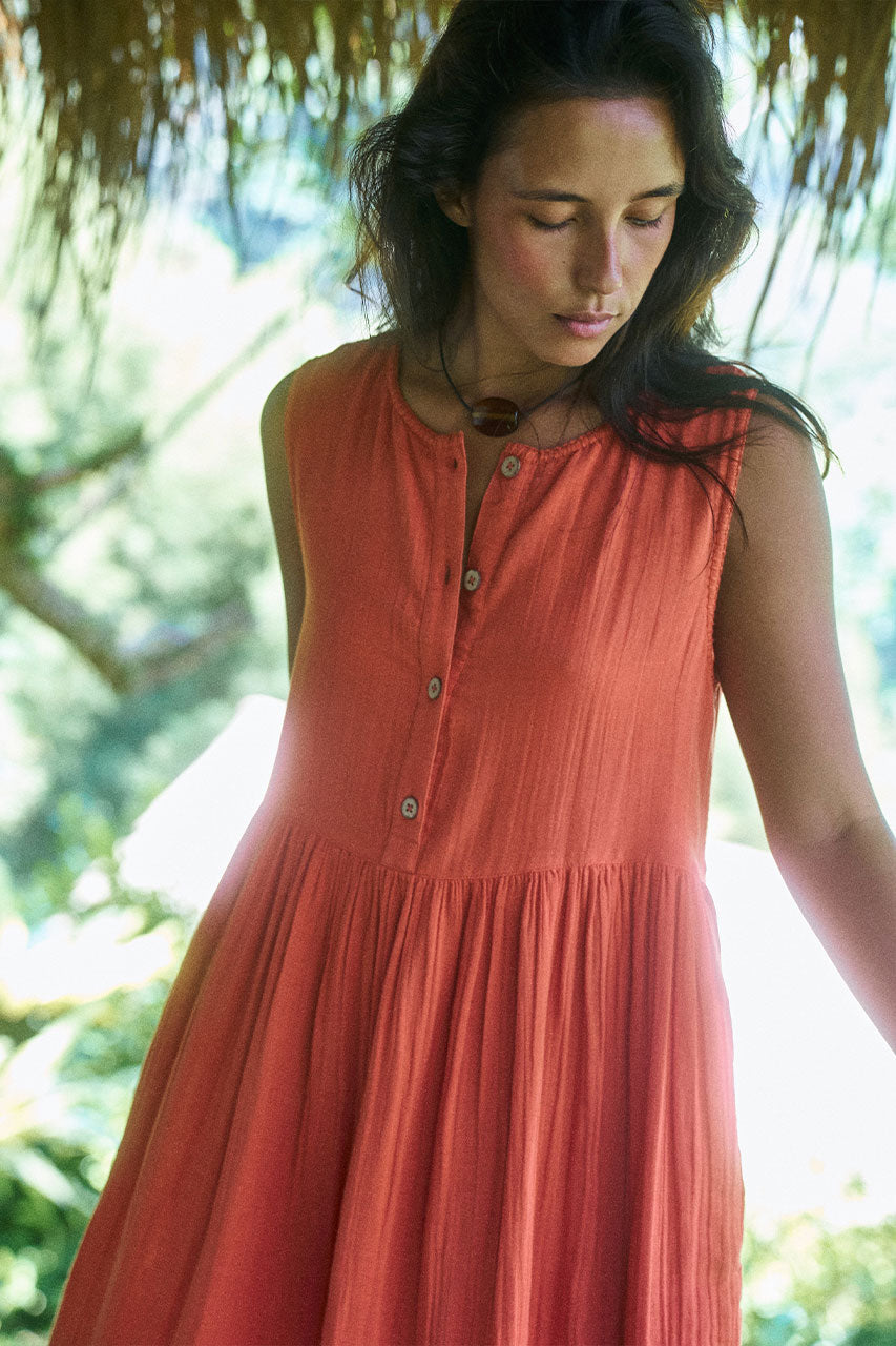 Nadi Dress ~ Terracotta