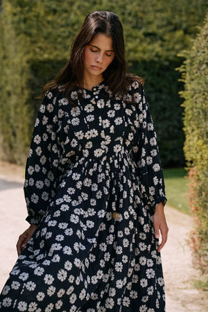 Anika Maxi Dress ~ White Cosmos