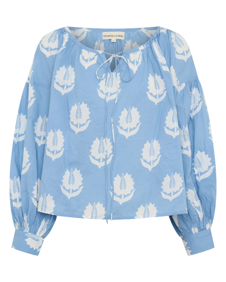 Ria Blouse ~ Sky