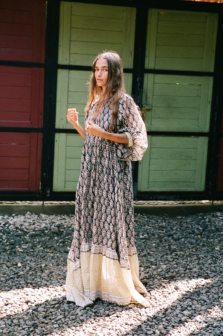 Bhoomi Maxi Dress ~ Onyx