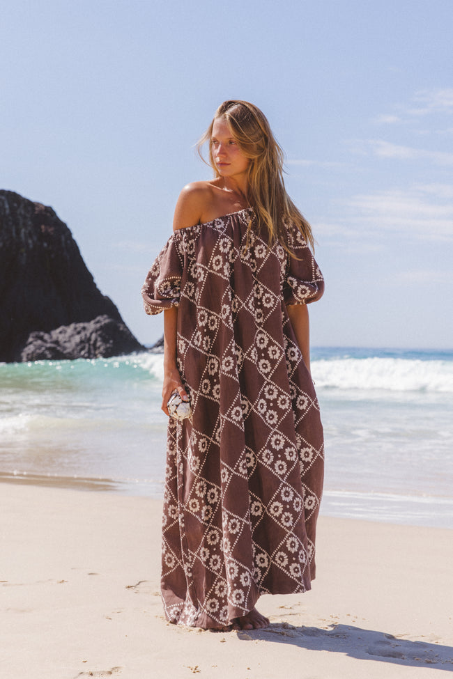 Kyra Mini Dress ~ Apricot Blush