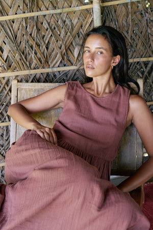 Nadi Dress ~ Chocolate