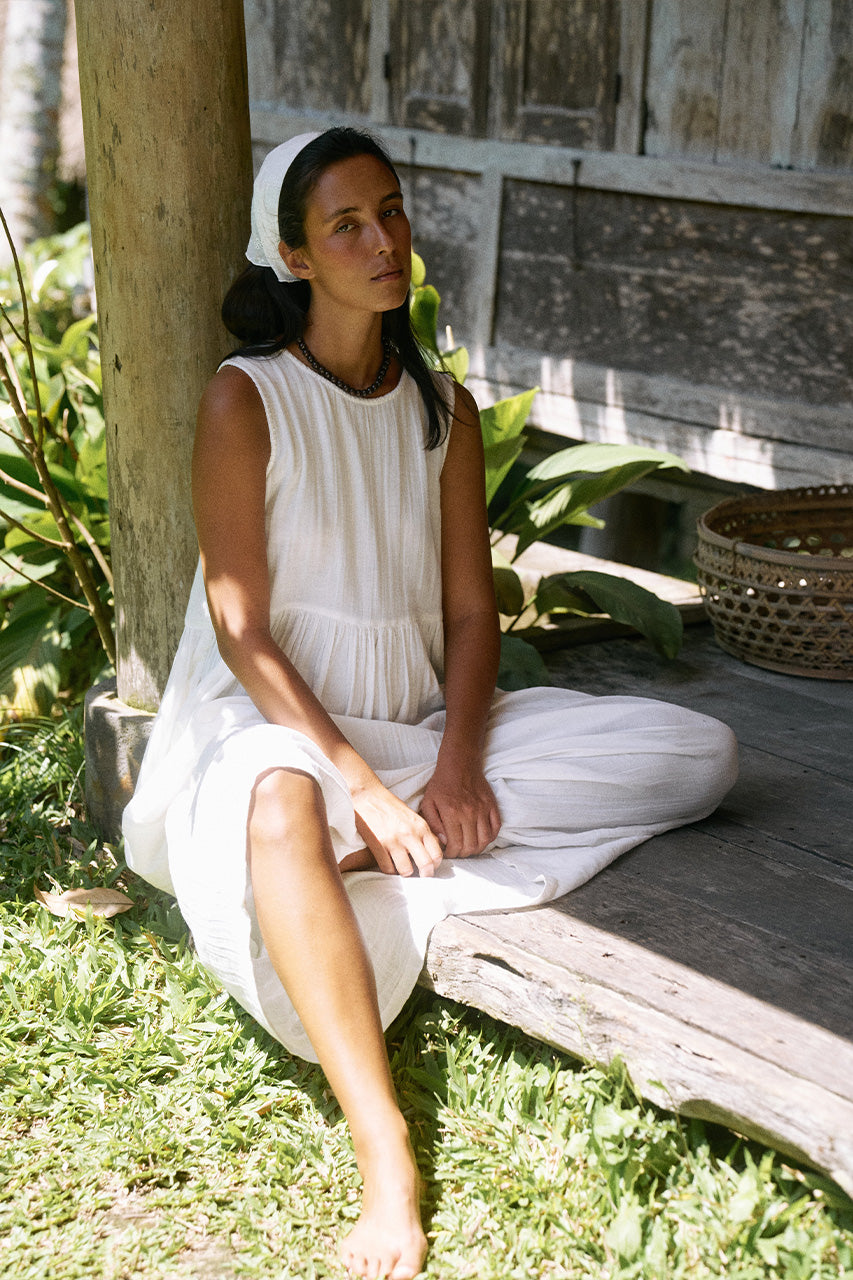 Nadi Dress ~ White
