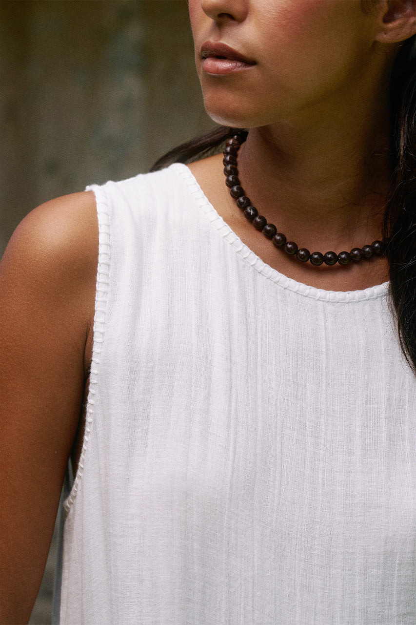 Nadi Dress ~ White