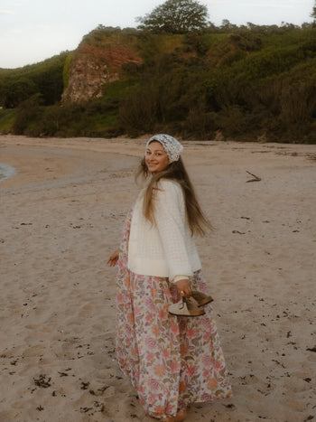 Kyra Maxi Dress ~ Fuchsia Bloom