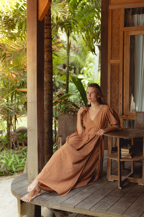Uma Maxi Dress ~ Clay