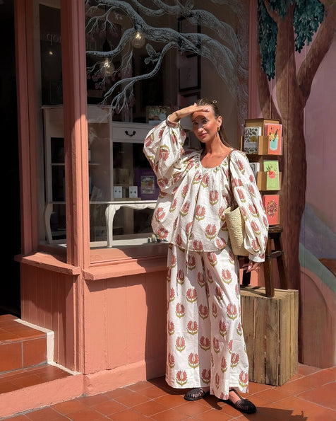 Ria Pants ~ Strawberry Cream